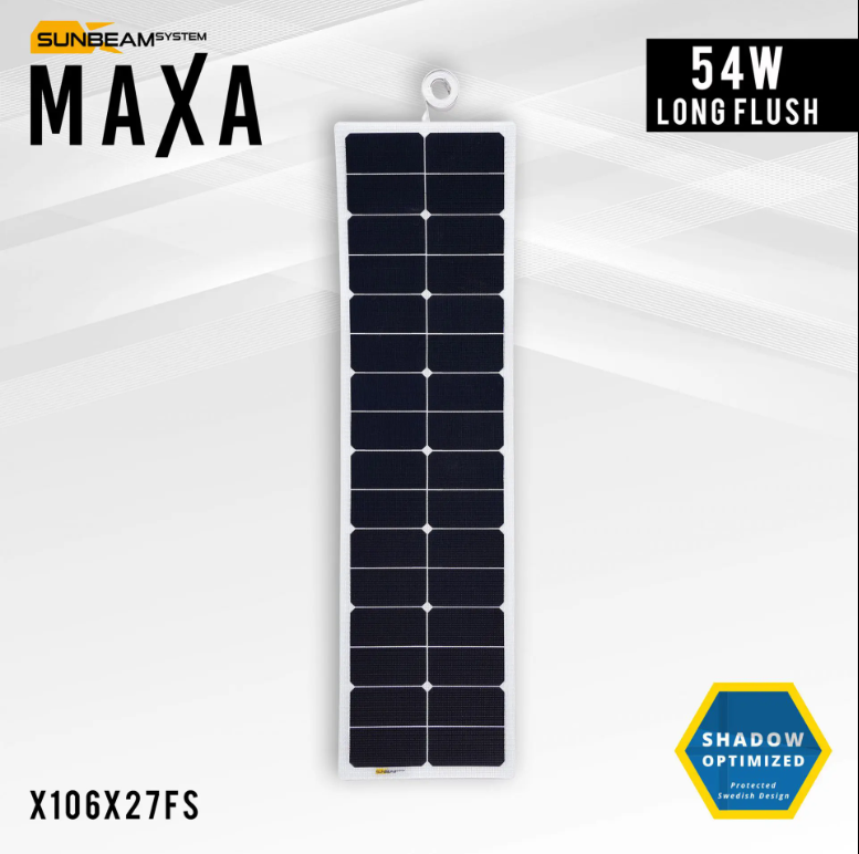 SuB Päikesepaneel New MAXA 54W Long